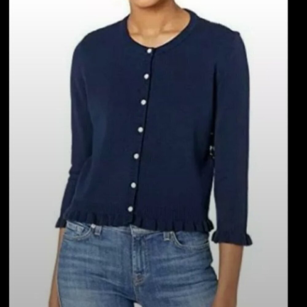 Karl Lagerfeld - Navy Sweater - Lace back - S - China